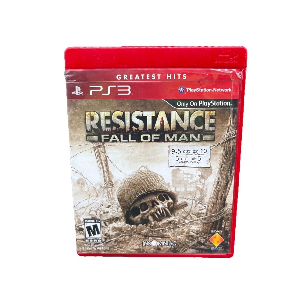 Resistance Fall of Man PS3 Greatest‎ Hits CIB Complete w/ Manual